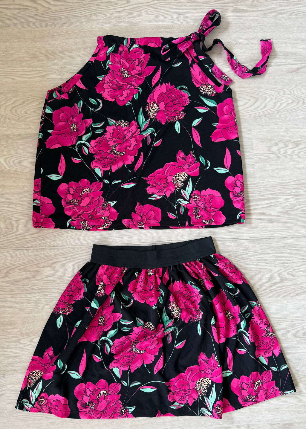 Candy girl sweet skirt and top