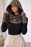 Balaclava and open gloves set
